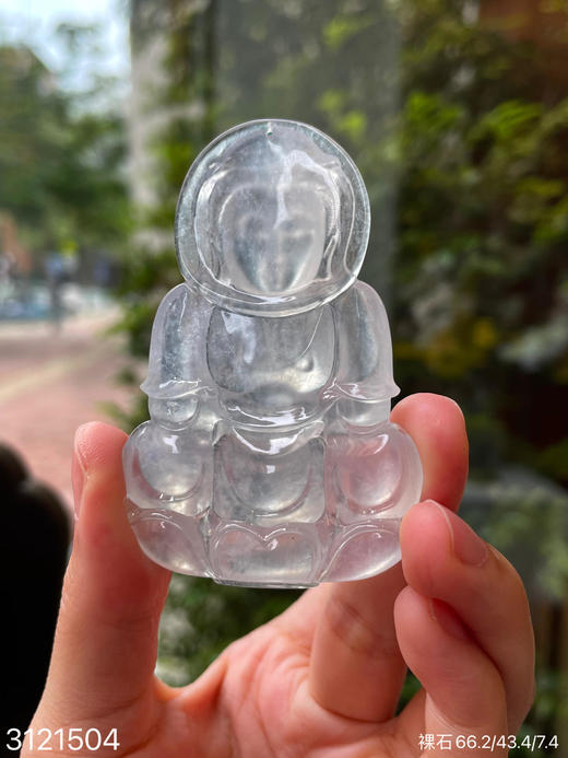 3121504，近高冰观音裸石。具体价格微信咨询 商品图7
