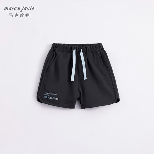 【凉感快干】马克珍妮新款夏装 男童字母撞色运动短裤230880 商品图3