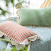 复古格纹与碎花系列花边枕全荞麦壳成人护颈枕 商品缩略图1