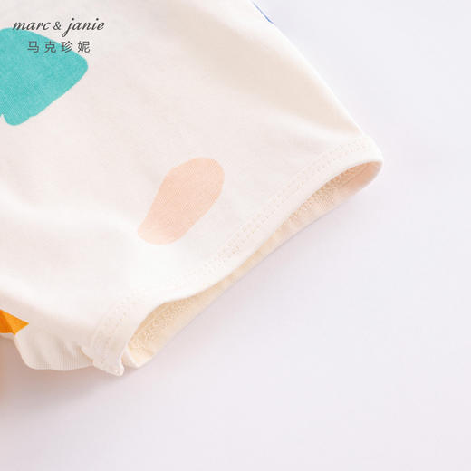 【科技凉感】马克珍妮夏装 男宝宝趣味图案背心连体衣230713 商品图3