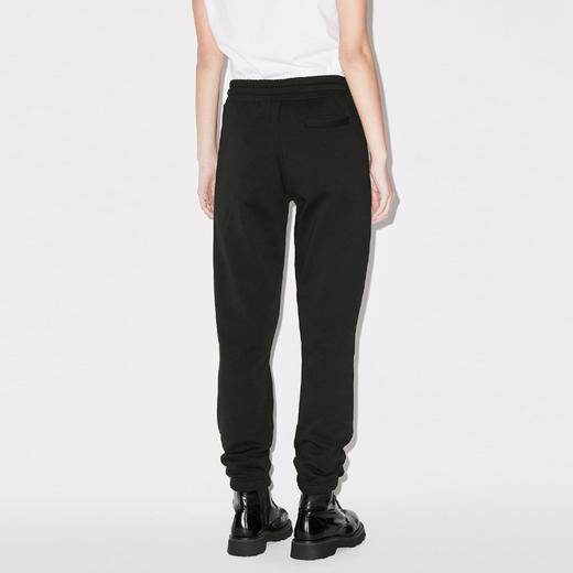 【二】KENZO 高田贤三 女士 “BOKE FLOWER” 刺绣徽章棉质休闲运动裤 黑色 FD52 PA711 4MF 99J 商品图2