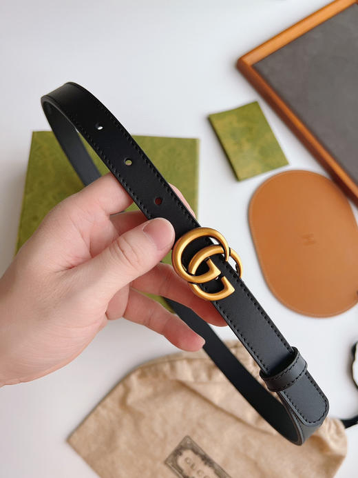 Gucci新款 意大利 原厂皮料尺寸2.0cm 商品图1