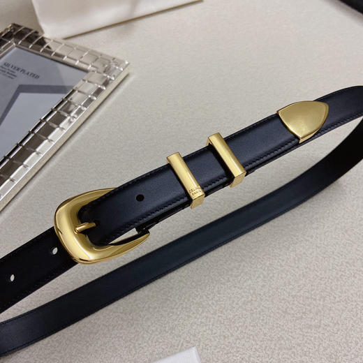 赛琳CELINE，WESTERN中号复古牛皮革腰带 商品图6