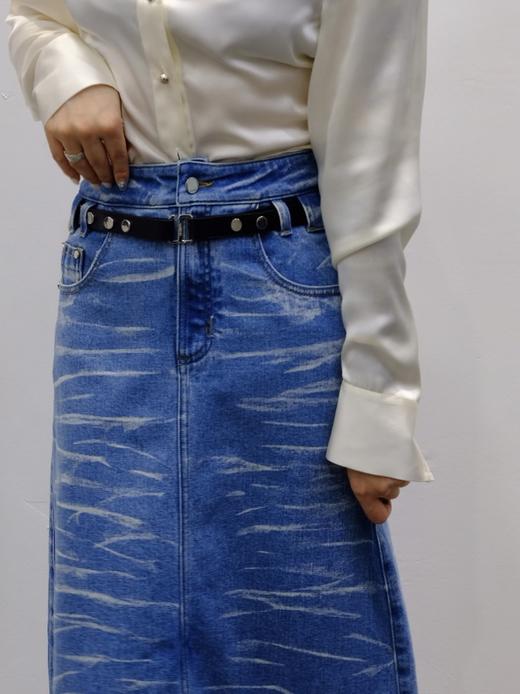 斑马纹直身半裙 商品图3