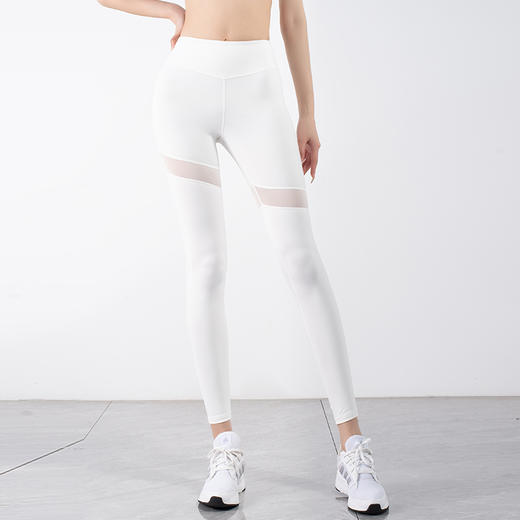 跃牌【洛水之神系列】高腰提臀紧身性感网纱瑜伽长裤 YC023 商品图9