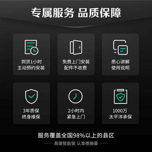 德施曼智能门锁指纹锁密码锁电子锁3D人脸识别猫眼大屏Q50FMax 幻夜黑（年度旗舰新款） 商品图8