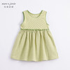 马克珍妮夏装 女童撞色木耳边锁边针织背心裙 儿童裙子230883 商品缩略图1