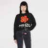 KENZO 高田贤三 女士棉质 “BOKE FLOWER” 徽标嵌花长袖针织衫 黑色 FD52 PU380 3LC 99J 商品缩略图1