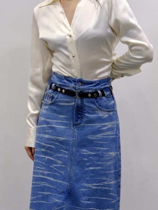 斑马纹直身半裙 商品图1