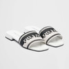 PRADA 普拉达 女士字母徽标刺绣布休闲拖鞋 混色 1XX612 3LKB F0N12 商品缩略图1