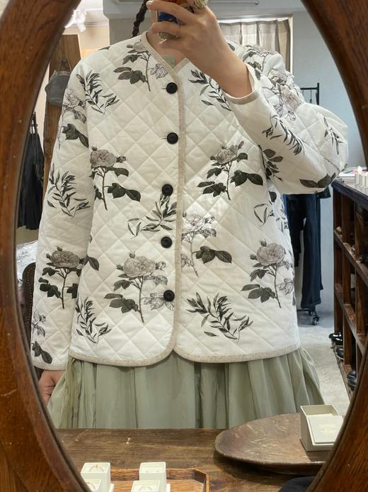 ECOLE DE CURIOSITES 印花夹棉衬里夹克 商品图0