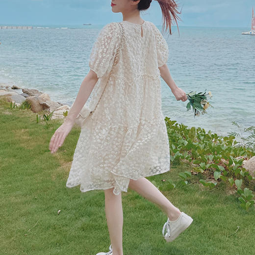 裁缝学苑AS41 新款蕾丝连衣裙纸样女装法式刺绣仙女裙子森系打版 商品图2