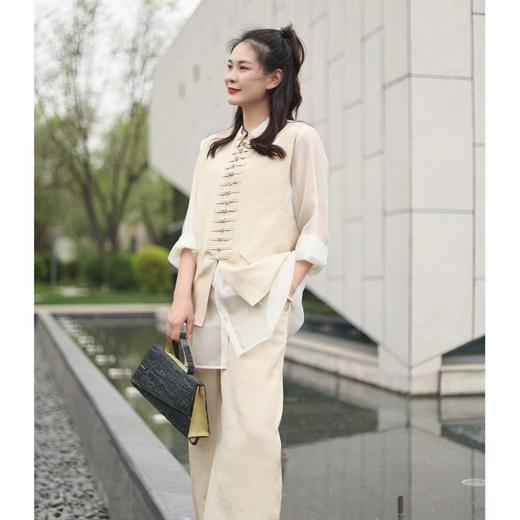 【线上专属】直筒裤（23709122-石蜜） 商品图0