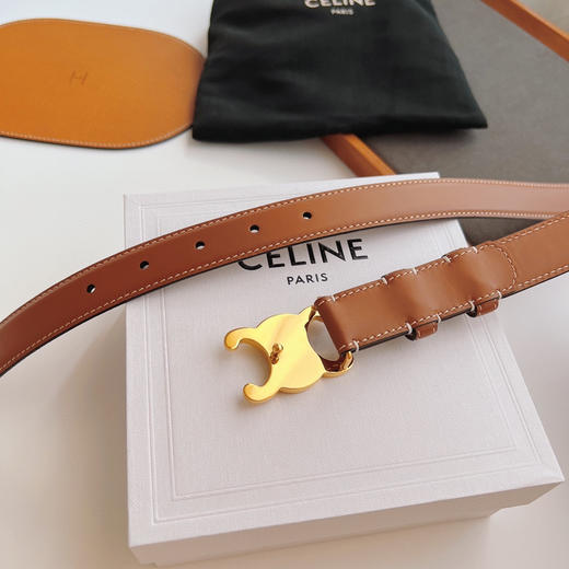 celine塞琳 意大利 原厂皮料女士尺寸2.5宽度 商品图6