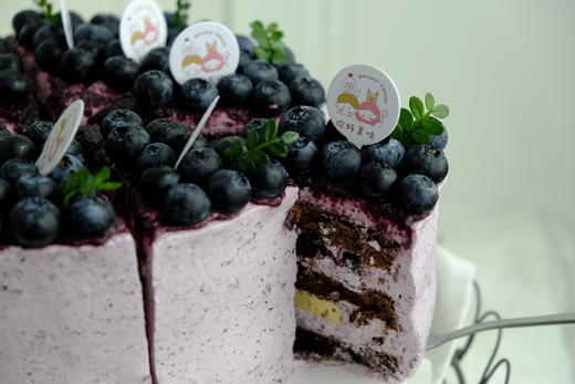 蓝莓巧克力布丁蛋糕 商品图2
