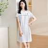 剩S/M/L/XL 米思阳2025夏季新款气质休闲减龄直筒连衣裙撞色明线连帽裙子1092 商品缩略图0