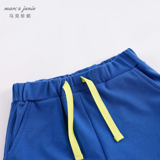 【凉感快干】马克珍妮新款夏装 男童字母撞色运动短裤230880 商品图4