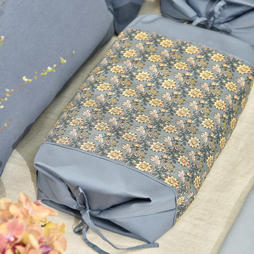 莫里斯系列荞麦壳枕头纯棉护颈枕 商品图3