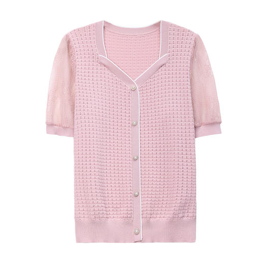 QY3120 时尚短袖小衫上衣 商品图4