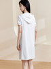 剩S/M/L/XL 米思阳2025夏季新款气质休闲减龄直筒连衣裙撞色明线连帽裙子1092 商品缩略图2