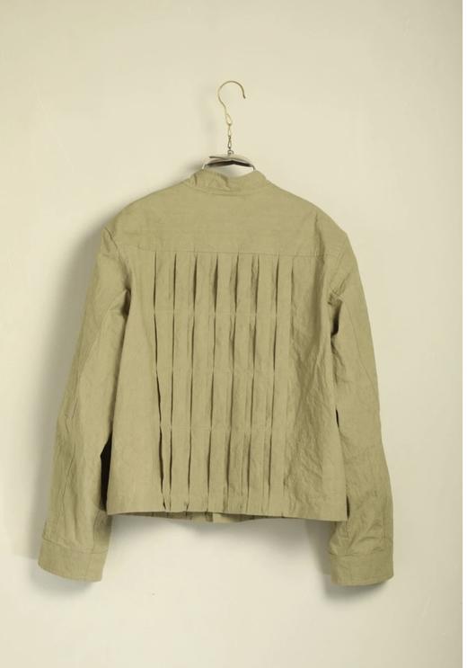 ECOLE DE CURIOSITES 卡其小立领夹克外套 商品图7