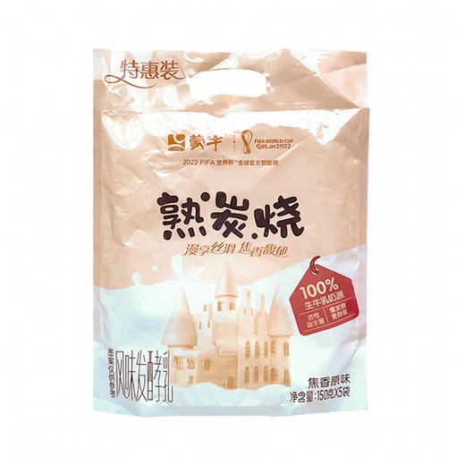 蒙牛风味发酵乳 焦香原味 150g*5 商品图0