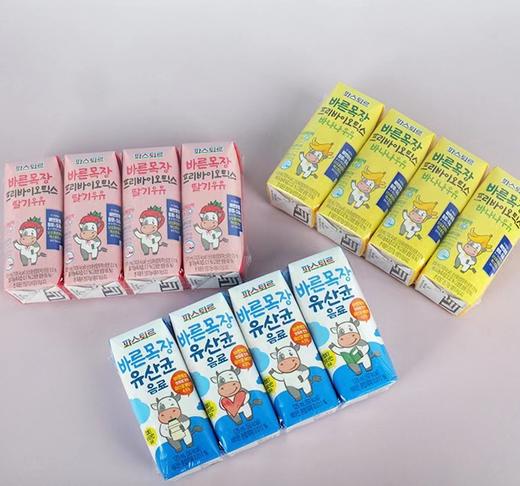 韩国帕滋乐牛奶饮料125ml*24瓶（三种口味） 商品图0