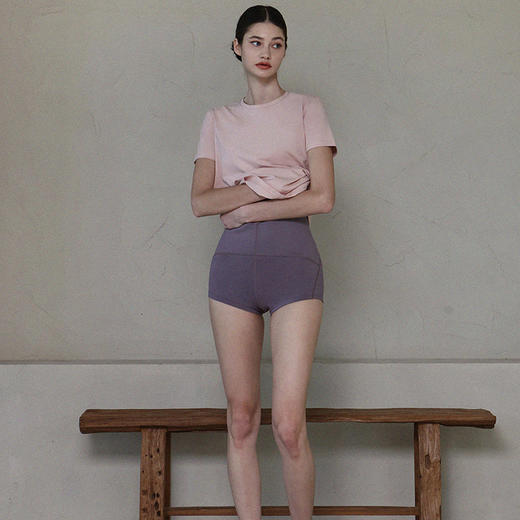 【新品上市】高腰提臀裸感紧身三分短裤瑜伽裤健身运动裤NN 000 三分裤 商品图4