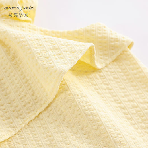 马克珍妮新款夏装 女童舒适泡泡棉花边吊带小衫230957 商品图3