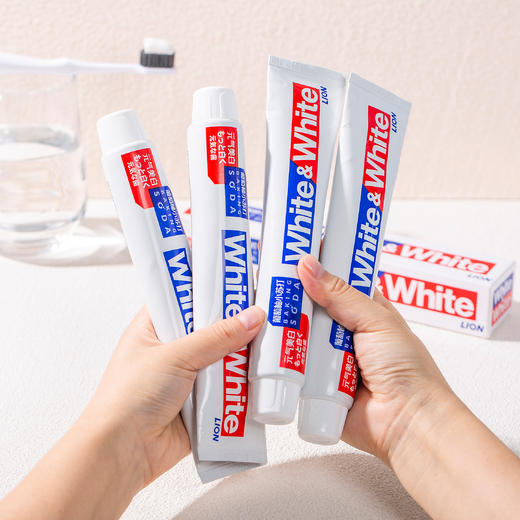 【超值4支装】日本狮王LION葡萄柚小苏打牙膏120g/支 对抗龋齿、洁牙固齿、减少牙菌斑、呵护口腔问题！ 商品图4