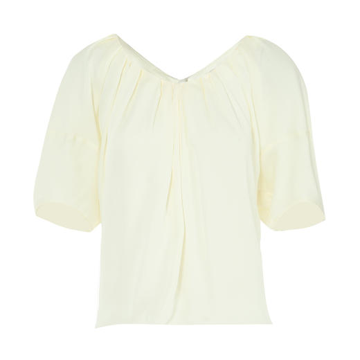 VIMAGE纬漫纪夏季新品V领袖简约大方小上衣V1913525 商品图5