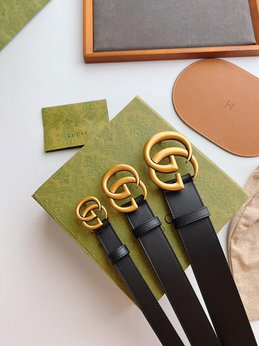 Gucci新款 意大利 原厂皮料尺寸2.0cm 商品图7