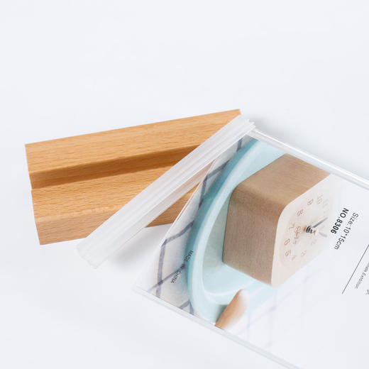 T型榉木台签 商品图1