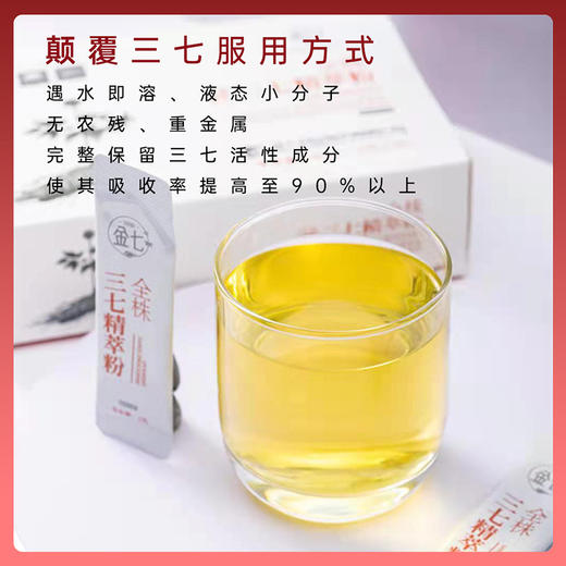 全株萃取三七精粹粉   正宗云南文山三七  遇水即溶  好吸收  2g/袋*10袋/盒 商品图3