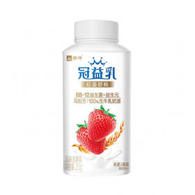 蒙牛冠益乳酸牛奶 草莓味 250g