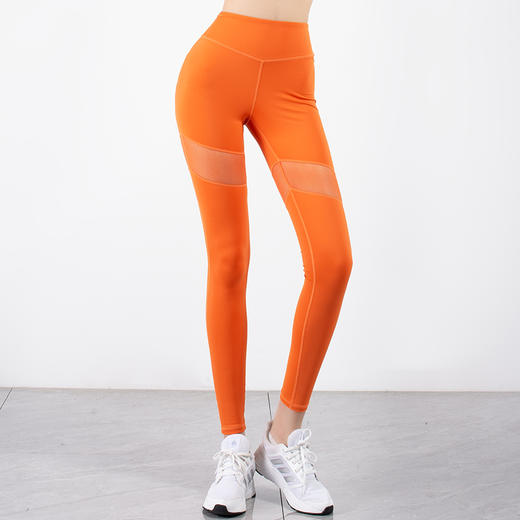 跃牌【洛水之神系列】高腰提臀紧身性感网纱瑜伽长裤 YC023 商品图7