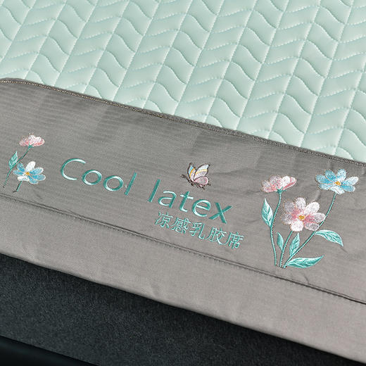 JX-369-3夏季泰国加厚乳胶凉席可水洗小清新冰丝空调软席子 商品图2