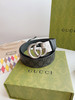 Gucci，宽度3.7cm黑色GG 商品缩略图7