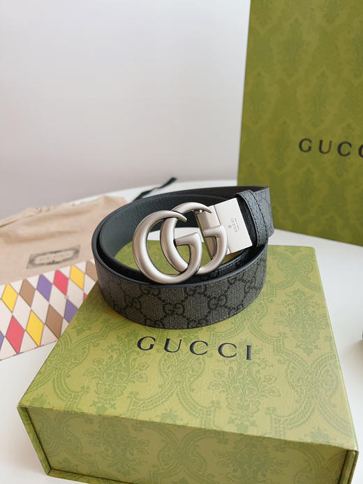 Gucci，宽度3.7cm黑色GG 商品图7