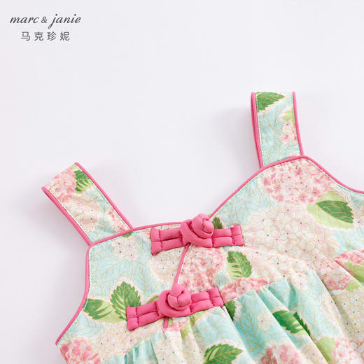 【新中式】马克珍妮宝宝夏装裙子 女童吊带连衣裙230757 商品图2