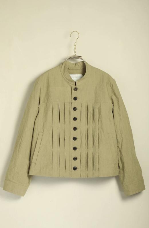 ECOLE DE CURIOSITES 卡其小立领夹克外套 商品图8