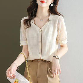 QY3120 时尚短袖小衫上衣