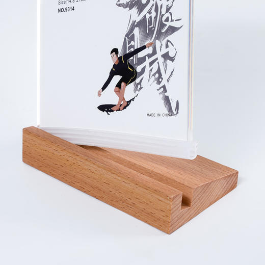 L型榉木台签 商品图3