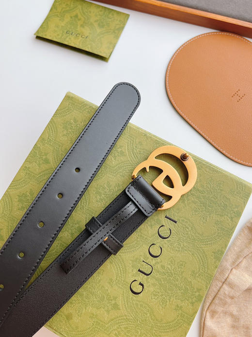 Gucci新款 意大利 原厂皮料尺寸3.0cm 商品图5