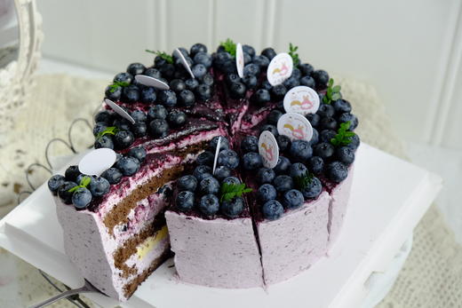 蓝莓巧克力布丁蛋糕 商品图1
