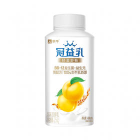 蒙牛冠益乳酸牛奶 燕麦+黄桃味 250g