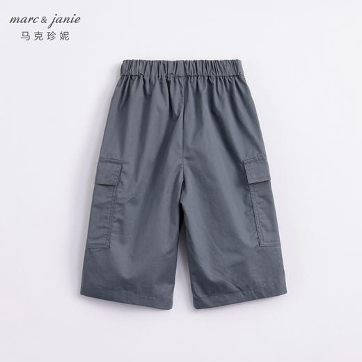 马克珍妮新款夏装 男童工装风大口袋纯棉七分裤230971 商品图2