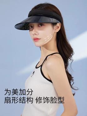 VVC柠下防晒帽女防紫外线遮阳帽子户外空顶帽太阳帽