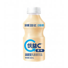 蒙牛优益C活菌性乳酸菌饮品 原味 340ml