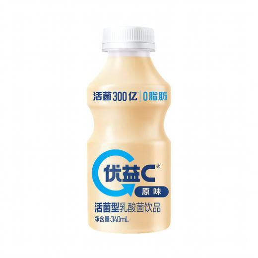 蒙牛优益C活菌性乳酸菌饮品 原味 340ml 商品图0